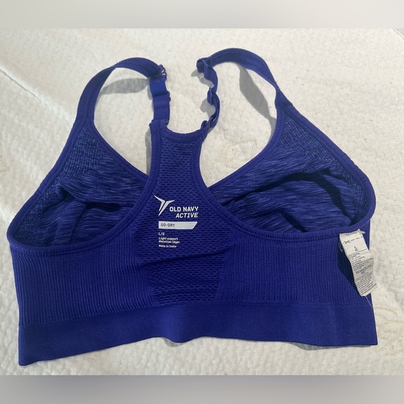 Old Navy Active Go-Dry Sports Bra- Size Large - Picture 3 of 5